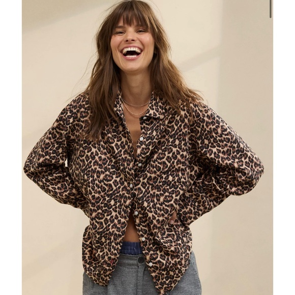 aerie Other - ✨HP✨ NWT Aerie Leopard Flannel PJ Shirt